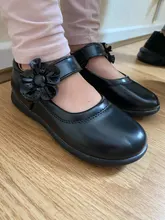 Zapatos de cuero para niñas, zapatos escolares de princesa para vestido de boda, sandalias de verano con lazo, moda coreana, color negro