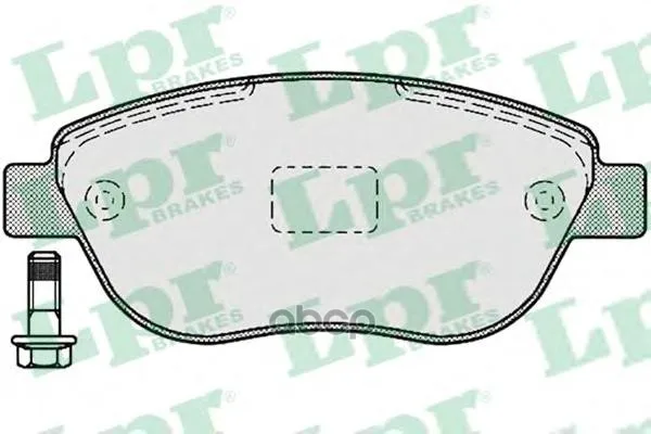 Колодки Тормозные Fiat 500 09-/Doblo 01- Передние Lpr 05p1192 Lpr арт. 05P1192
