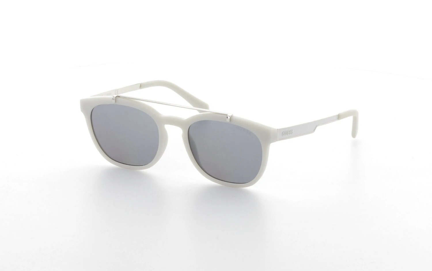 

Unisex sunglasses gu 6907 20c bone white organic square square 52-19-140 guess