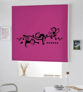 

Blind Iroa roll Child/Monkey! ROLLER BLINDS TRANSLUCENT! (FUCHSIA 100X175)