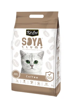

Kit Cat soyaclump soybean litter coffee filler with Aroma Coffee-7 L x 2 PCs
