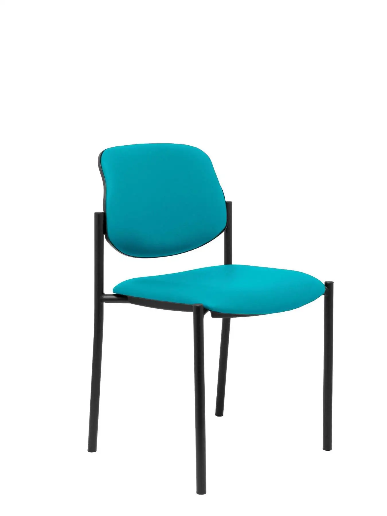 Стул для посетителей 4's Topsy и estrua Negro-up seat backstop обитый тканью сходный зеленый