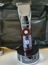 Cortadora de pelo de 3500mah para hombres, máquina de corte profesional de acero inoxidable, recargable, lavable, inalámbrica, 10H