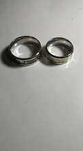 Anillo luminoso de acero inoxidable para hombre y mujer, joyería que brilla en la oscuridad