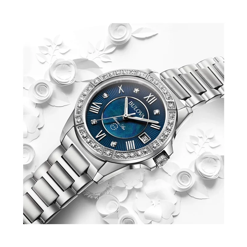 Наручные часы Bulova 96R215 женские кварцевые на браслете|Женские часы| |