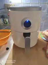 MIUI-freidora de aire sin aceite, horno eléctrico con pantalla táctil Digital, MI-CYCLONE, 360 °, tostadora de patatas fritas, EasyClean