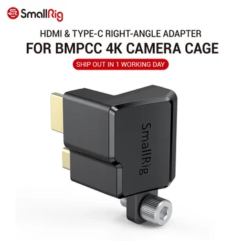 

SmallRig HDMI & Type-C Right-Angle Adapter for BMPCC 4K Camera Cage DSLR Camera Rig HDMI Clamp for BMPCC 4K Camera 2700