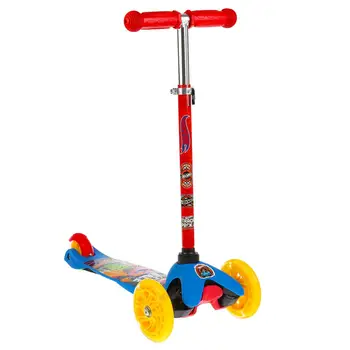 

Kick scooter child 3-колесный. Hot Wheels, control slants, wheel P/U 120 and 80, light, adjustable рул. stand
