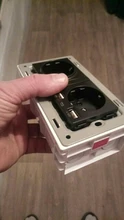 Back-Box Socket Wall-Mounting-Box Internal-Cassette Standard-Switch White SRAN for 146mm--86mm