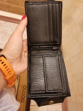 Cartera corta de alta calidad para hombre, monedero de cuero genuino, garantía de calidad, novedad de 2018, envío gratis
