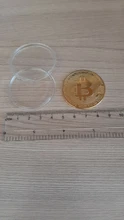 Moneda dorada plateada de Bitcoin, coleccionable, regalo de colección de arte, Metal conmemorativo físico, imitación antigua