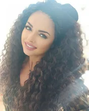 Extensiones de cabello trenzado degradado, pelo sintético Natural de ganchillo con ondas profundas de 22 pulgadas, pelo de baja temperatura para la Feria de la ciudad