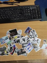 Pegatinas iniciales D para ordenador portátil, 10/30/50 Uds., bricolaje, nevera, guitarra, equipaje, monopatín, teléfono, bicicleta, impermeable, pegatina de Graffiti, juguetes para niños