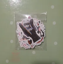 Pegatinas de Anime Darling in the Fanxx Zero Two 02 para ordenador portátil, equipaje, Maleta de motocicleta, monopatín, pegatinas de PVC, 50 Uds.