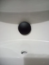 Drainer Basin Sink Round-Hole Bathroom Gold Bagnolux Pop-Up-Button Easy-To-Clean Hotel
