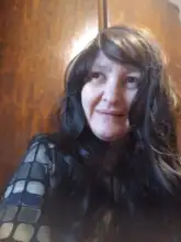 ALAN EATON-Peluca de cabello largo ondulado con flequillo para mujer, pelucas de pelo sintético para fiestas, color morado, marrón, pelo Afro Natural, Cosplay de Lolita