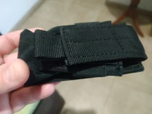 Táctico Molle M5 linterna bolsa CQC individual pistola revista antorcha funda, soporte al aire libre cuchillo de caza linterna y funda bolsa