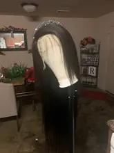 Luvin 28 30 32 34 40 pulgadas brasileño recto de la armadura del pelo 3 4 mechones con 13x4 de encaje Frontal y cierre Remy 100% cabello humano