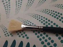 EZONE-pincel de cerdas para pintura, diferentes pinceles de tamaños, Handel de madera para óleo, Acuarela, Gouache acrílico, suministro de arte