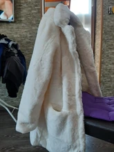 Bella philosion-abrigo de piel sintética abrigado para mujer, chaqueta informal lisa con cuello vuelto, para invierno, 2020