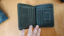 Cartera corta de cuero recubierto para hombre, billetera Retro triple Vertical, billetera coreana para jóvenes, varias tarjetas, 2020