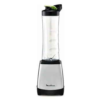 

Cup Blender Smoothie & Twist Moulinex LM1A0D10 0,6 L 300W Stainless steel
