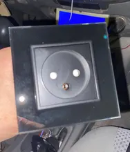 Power-Socket Glass-Panel Livolo Eu Wall Israel Standard 16A Crystal No 100--250v No-Logo