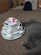 Ball Cat-Toys Play Cat Intelligence Tower-Tracks-Disc Training Amusement-Plate