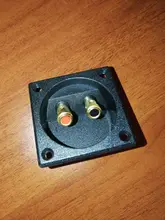 Terminal de altavoz para coche, Conector de Terminal estéreo para Subwoofer de copa redonda, cajas de Subwoofer de 57x57mm