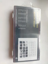 Juntas tóricas de goma para juntas tóricas, sellos de arandela, surtido de estanqueidad, caja de plástico con juego de diferentes tamaños, 225 Uds.