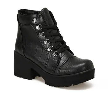 

FLO 19SF-3000 Black Women Thick Soled Boots BUTIGO