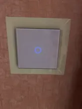 Wall-Lamp Light-Switch Glass-Panel Ac110-220v-Switch 1-Gang White Crystal Standard 1-Way