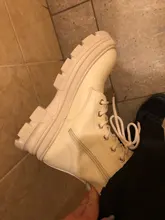 COOTELILI-Botines de punta redonda con cremallera y cordones para mujer, zapatos de moda, antideslizantes, con tacón de 5,5 cm, 2020