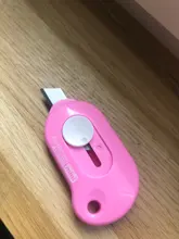 Aihao-minicortador de papel coreano Kawaii, cuchillo de utilidad con letras, suministros domésticos para oficina y papelería