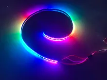 Led-Strip Light Addressable WS2812 Smart Rgb Waterproof Black/white Individually 5V PCB