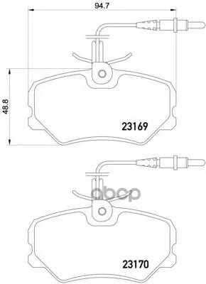 Колодки Тормозные Дисковые Передн Citroen: Zx 92-97, Peugeot: 306 94-01, 306 Хечбэк 93-01, 306 Кабрио 94-02 Textar арт. 2316901