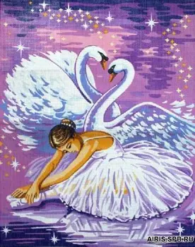 

9880.0142.0008 canvas with a pattern of Royal Paris 'Ballet '45*60 cm