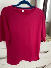 Oversize Tee Shirt Hipster Long-Tops Basic Harajuku Summer Korean Solid-Color Casual