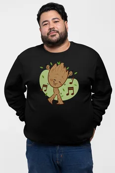 

Angemiel Wear Dancing Groot Black Men 'S Sweatshirt