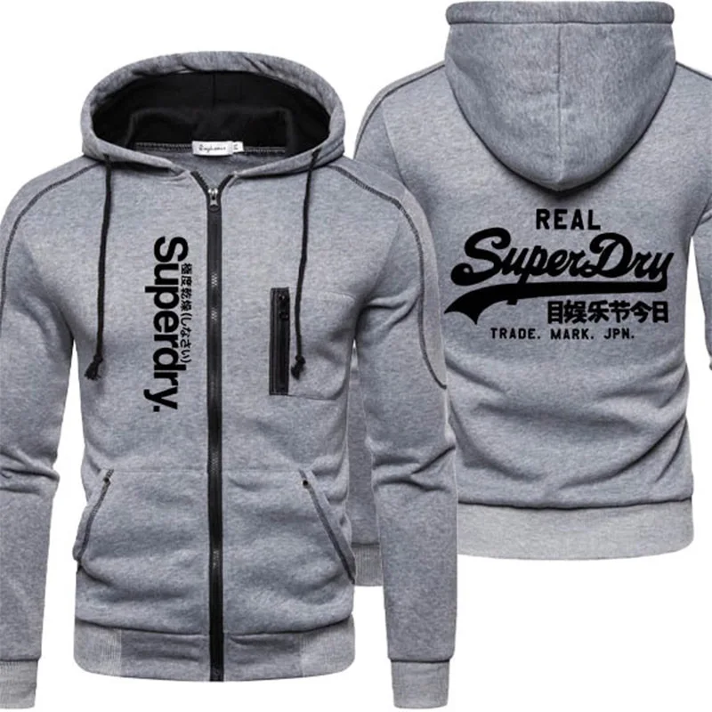 Chaquetas con capucha de marca para hombre, abrigos informales con cremallera, chándal, ropa deportiva, chaqueta de moda, prendas de vestir exteriores
