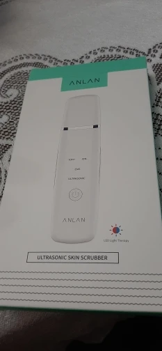 Отзыв о товаре ANLAN Ультразвуковой скрабер скруббер, ионная лопатка для чистки лица, пилинг, лифтинг для лица, удаление угрей, терапия красным светом для удаления черных точек blackhead remover узи чистка ультразвуковая чистка лица от пользователя B***b