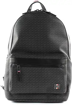 

Tommy Hilfiger Mono Black Monogram coated canvas backpack