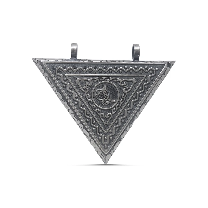 

Silver 925 Sterling Ottoman Monogram Pattern Amulet
