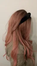 Pink Cosplay Wigs Dark-Root Wavy Colorful-Fiber Black White High-Temperature Synthetic-Long
