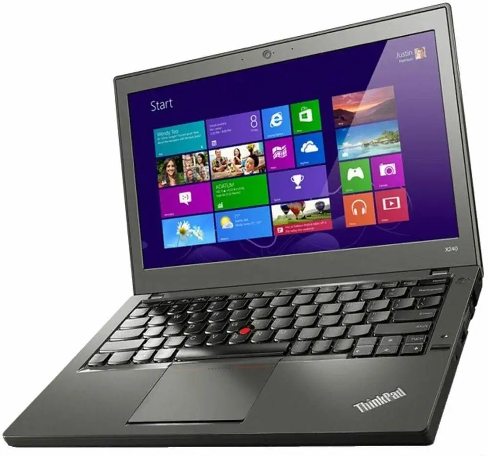 Portatil Lenovo IBM X240 Reacondicionad i5 4350M 2.5GHz RAM 8GB SSD 256 GB 12.5 Webcam Windows 10 Pro  64 bits Licencia Cargador