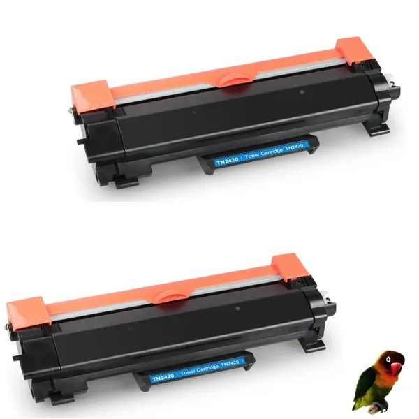 pack 2 toner compatibles con TN2410 TN-2420 Toner compatible con Brother TN2420 MFC-L2710DW L2712DN L2712DW L2730DW L2732DW