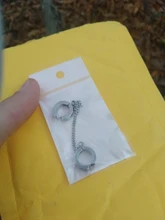 Pendientes de Clip de acero inoxidable, pendientes falsos sin piercing, joyería de personalidad Punk