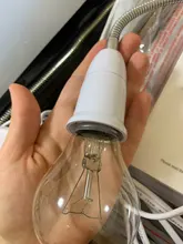 Light-Socket Base Desk-Lamp-Holder Gooseneck Clip-On-Cable Us-Plug On-Off-Switch Flexible