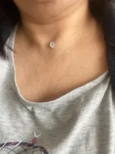 Collar de cadena Invisible para mujer, cadena de pesca transparente, clavícula, Gargantilla corta con diamantes de imitación para niña, joyería de moda