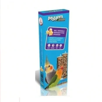 

Cockade Bird Seeds Cracker Honey Flavored 3 pieces Health Food Outdoor Indoor Pet Feeding Tools Garden Decoration Accessories